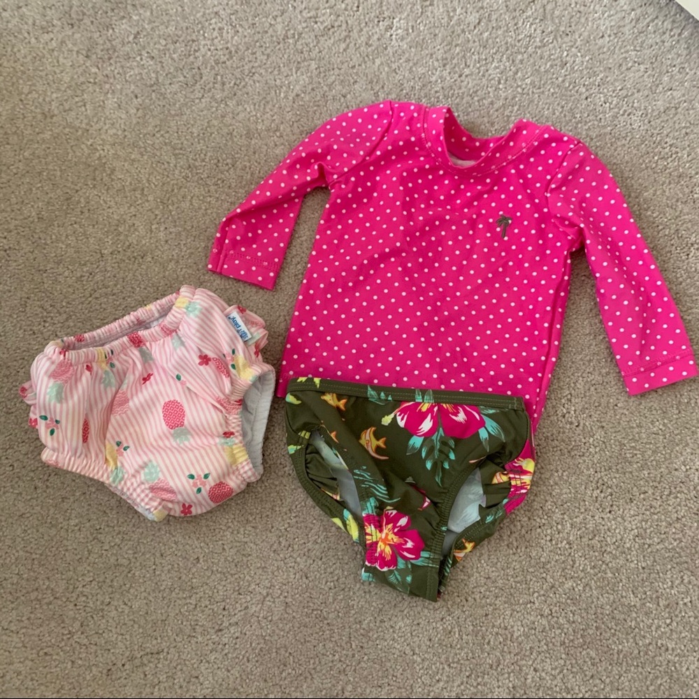 Infant girls swim set size 3/6 months